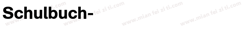 Schulbuch字体转换
