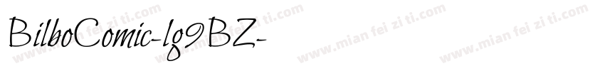 BilboComic-lg9BZ字体转换