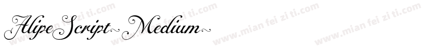 AlipeScript-Medium字体转换