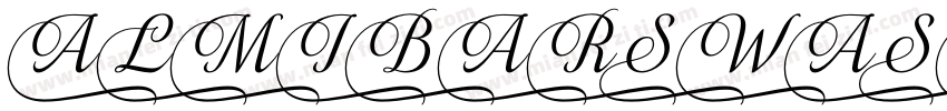 ALMIBARSWASH1字体转换