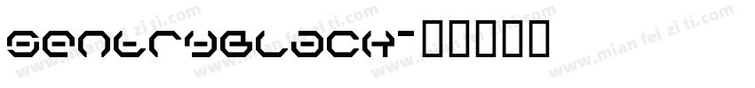 SentryBlack字体转换