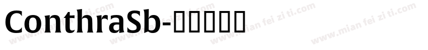 ConthraSb字体转换