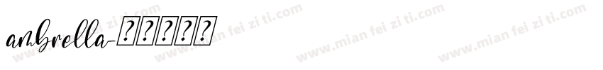 ambrella字体转换
