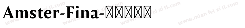Amster-Fina字体转换