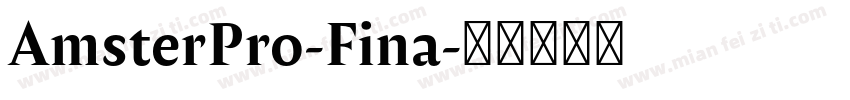 AmsterPro-Fina字体转换