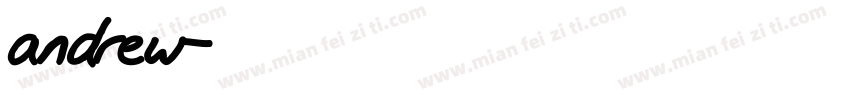 andrew字体转换