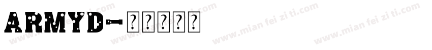 armyd字体转换