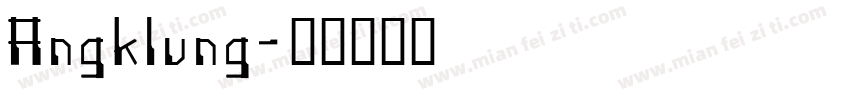 Angklung字体转换
