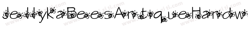 JellykaBeesAntiqueHandwriti字体转换