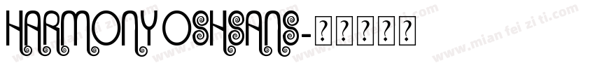 harmonyoshsans字体转换