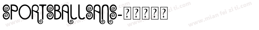 sportsballsans字体转换