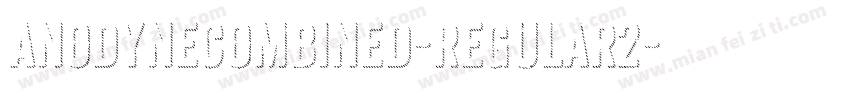 AnodyneCombined-Regular2字体转换