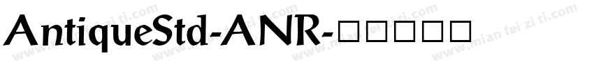 AntiqueStd-ANR字体转换