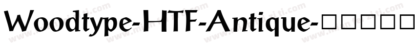 Woodtype-HTF-Antique字体转换