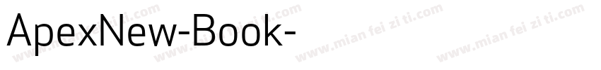 ApexNew-Book字体转换