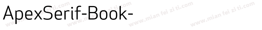 ApexSerif-Book字体转换