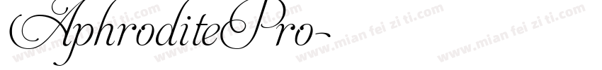 AphroditePro字体转换