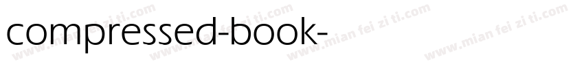 compressed-book字体转换