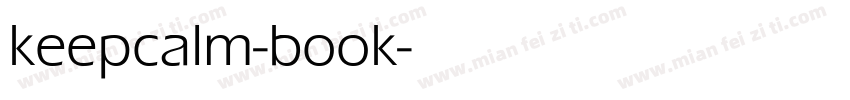 keepcalm-book字体转换