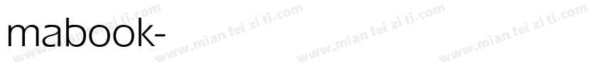 mabook字体转换