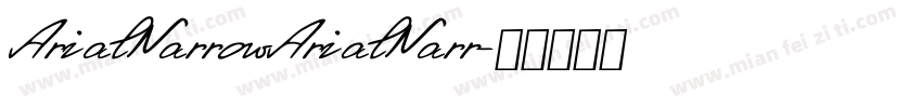 ArialNarrowArialNarr字体转换