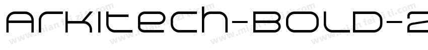 Arkitech-Bold-2字体转换