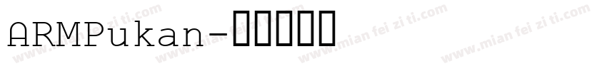 ARMPukan字体转换