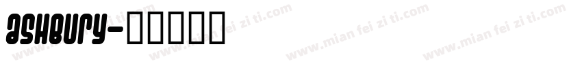 Ashbury字体转换