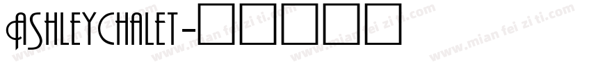 AshleyChalet字体转换