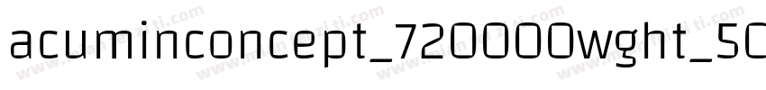 acuminconcept_720000wght_50字体转换