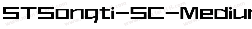STSongti-SC-Mediumt字体转换