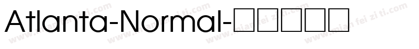 Atlanta-Normal字体转换