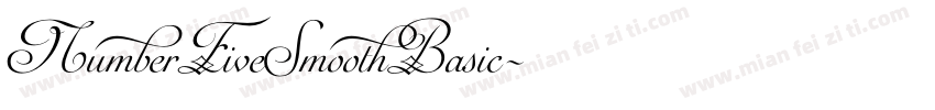 NumberFiveSmoothBasic字体转换