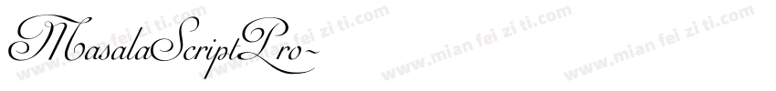 MasalaScriptPro字体转换