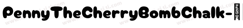 PennyTheCherryBombChalk字体转换