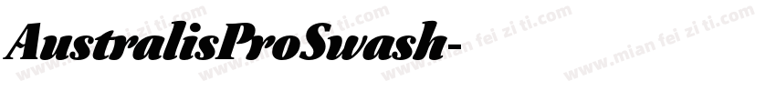 AustralisProSwash字体转换