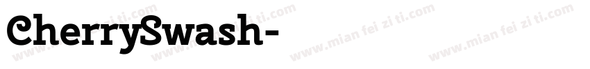 CherrySwash字体转换