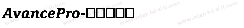 AvancePro字体转换