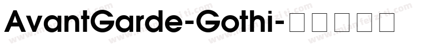 AvantGarde-Gothi字体转换