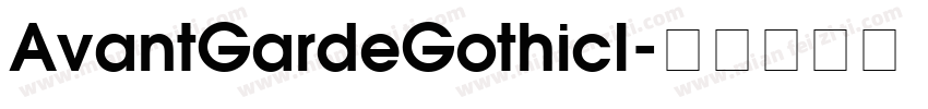 AvantGardeGothicI字体转换