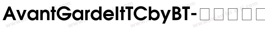 AvantGardeItTCbyBT字体转换