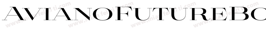 AvianoFutureBold字体转换
