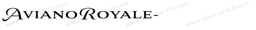 AvianoRoyale字体转换