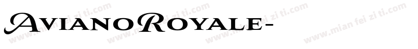 AvianoRoyale字体转换