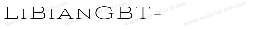 LiBianGBT字体转换