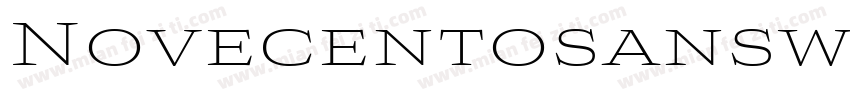 Novecentosanswide-Li字体转换