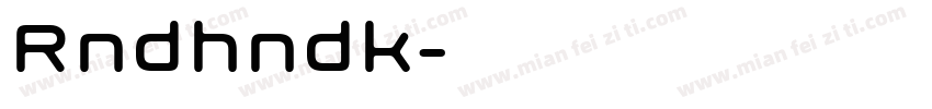 Rndhndk字体转换