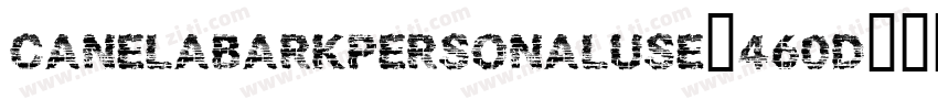 CanelaBarkPersonalUse-460D字体转换