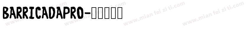 BarricadaPro字体转换