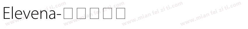 Elevena字体转换